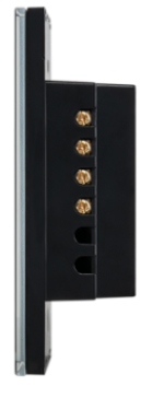 INTERRUPTOR SMART ZIGBEE TOUCH 2 PRETO EZS 1002