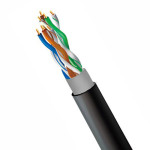 CABO DG CAT5E UTP CFTV OUTDOOR PRETO 305MTS