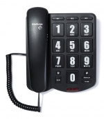 (P) TELEFONE COM FIO TOK FACIL PRETO