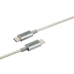 (L)CABO USB TYPE C-C 1,5M NYLON BRANCO EUCC15NB