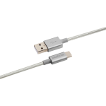(L)CABO USB TYPE C 1.5M NYLON BRANCO EUAC15NB