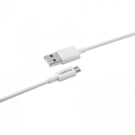 (L)CABO USB MICRO B 1.2M PVC BRANCO EUAB12PB