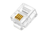 CONECTOR RJ11 PACOTE C/10 PLASTIGARCA