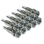 CONECTOR BNC MACHO MOLA/PARAFUSO C/10 UN