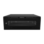 (L)MINI RACK DESMONTAVEL 3U 570MM PRETO PORTA ACR. INTELBRAS