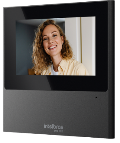 TERMINAL INTERNO VIDEO PORTEIRO TVIP 2210 PRETO