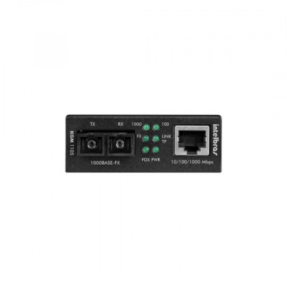 CONVERSOR DE MIDIA GIGA MULTIMODO 0,5KM - KGM 1105 - INTELBRAS