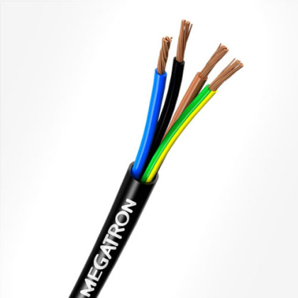 MEGATRON CABO PP FLEXIVEL 500V 2x1,00 MM 100M PT