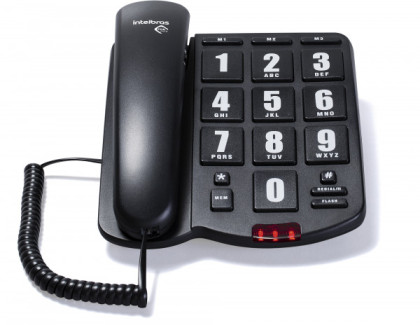 (P) TELEFONE COM FIO TOK FACIL PRETO