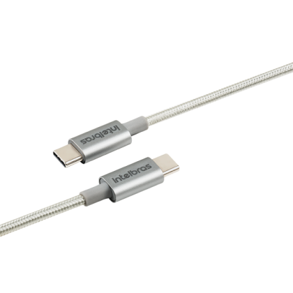 (L)CABO USB TYPE C-C 1,5M NYLON BRANCO EUCC15NB