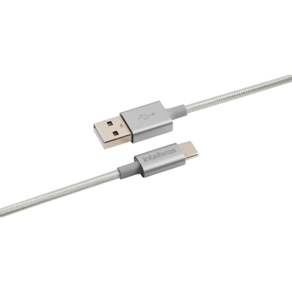 (L)CABO USB TYPE C 1.5M NYLON BRANCO EUAC15NB