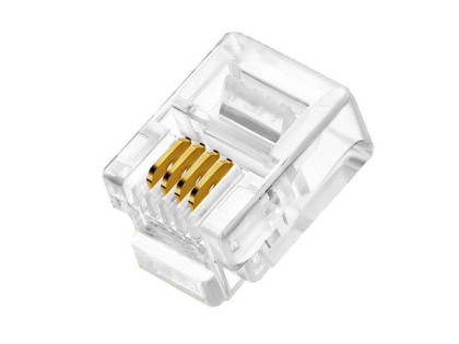 CONECTOR RJ11 PACOTE C/10 PLASTIGARCA