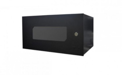 MAX ELETRON MINI RACK 19'' 5U 350MM PORTA ACR + BANDEJA  PRETO