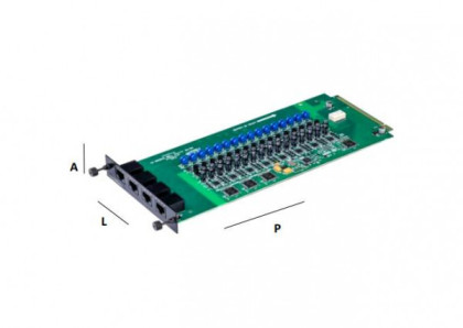 PLACA 16 RAMAIS ANALOGICOS UNNITI 2000/3000