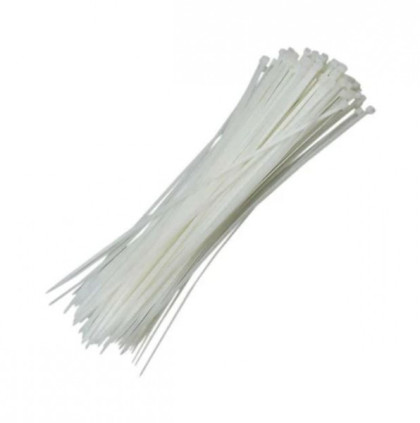 ABRACADEIRA NYLON 4,8X300MM BRANCA - KALA
