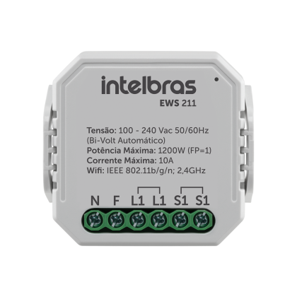 INTERRUPTOR CONTROLADOR DE CARGAS WIFI 1/1 EWS 211 (SUBSTITUIDO 4300402)
