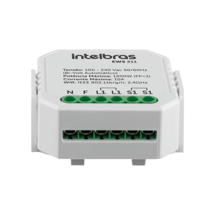 INTERRUPTOR CONTROLADOR DE CARGAS WIFI 1/1 EWS 211 (SUBSTITUIDO 4300402)