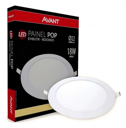 AVANT LED-PAINEL-POP-EMB-RED-22-BR6500K-18W-BIVOLT-1260