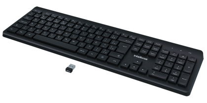 (P)COMBO TECLADO E MOUSE INTELBRAS CSI50 - SEM FIO PRETO