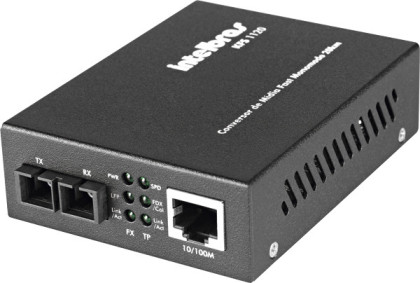 CONVERSOR DE MIDIA FAST MONOMODO 20KM KFS1120 - INTELBRAS