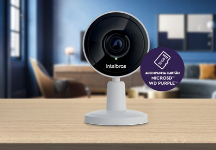 CAMERA DE VIDEO IMX1 WI-FI HD C/MICRO SD 32GB INTELBRAS