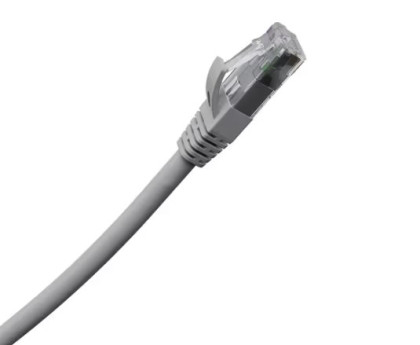 (L) PATCH CORD IMPACT LAN UTP CAT5E 4P CINZA 1,5M