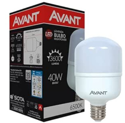 AVANT LED-BULBO-HP-IN-E27-BR6500K-50W-BIVOLT-MG4000-C