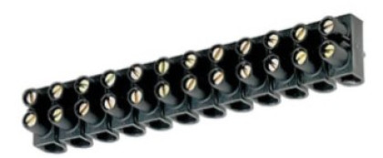 LEGRAND CONECTOR BARRA NYBLOC 2,5mm PRETO 400V PARA CABOS PLANOS