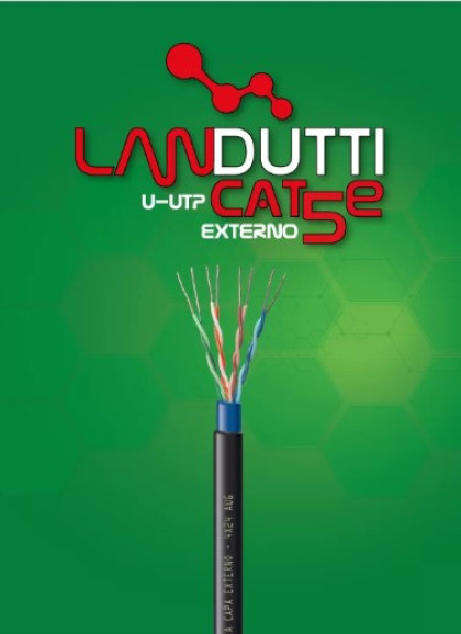 CONDUTTI CABO LAN CAT5E DCBL DUPLA CAPA BLINDADO CMX PRETO BB305MTS