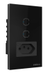 TOMADA SIMPLES 10A SMART WI-FI ETS 2002 PRETO