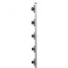 HASTE ALUMINIO CONFISEG 25X25 W C/6 ISOLADORES