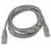 PATCH CORD FLEX. C/BOOT 4P RJ45/RJ45 CAT5e - 1,5 M CINZA