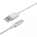 (L)CABO USB LIGHTNING (MFI APPLE) 1,2M (PVC BRANCO) - EUAL 12PB