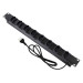 MAX ELETRON REGUA SIMPLES - 08 TOMADAS 10A  - PRETO