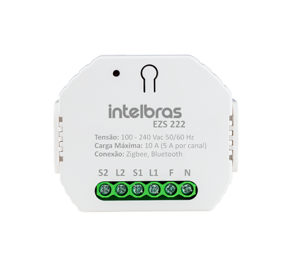 INTERRUPTOR CONTROLADOR DE CARGAS ZIGBEE 2/2 EZS 222