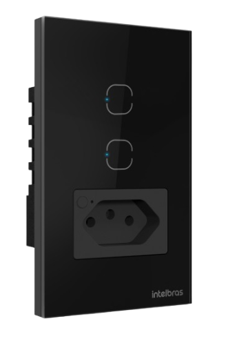 TOMADA SIMPLES 10A SMART WI-FI ETS 2002 PRETO