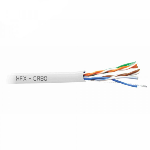 DNI CABO UTP BRANCO 4 PARES INTERNO 305MTS