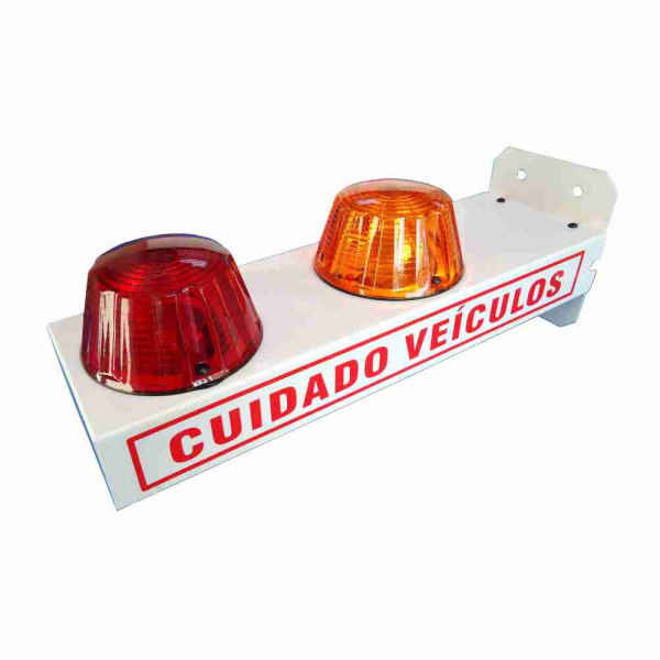 DNI SINALIZADOR DE GARAGEM C/LEDS E BIP SONORO BIVOLT