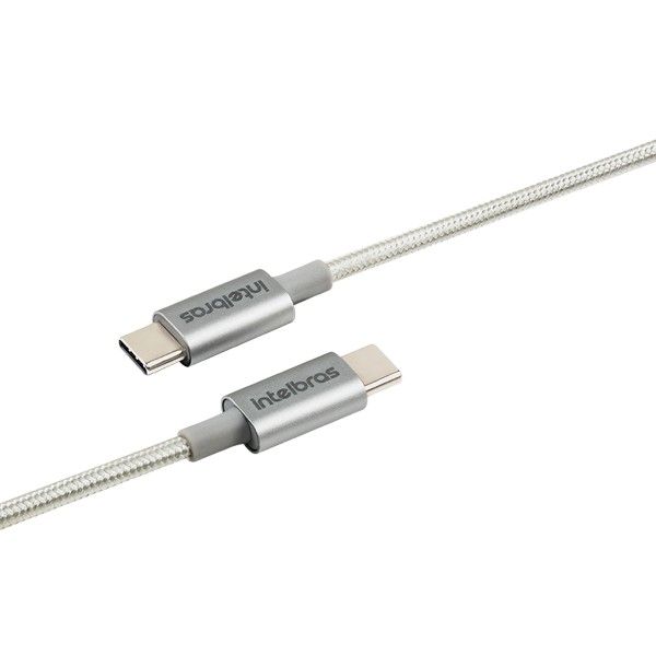 (L)CABO USB TYPE C-C 1,5M NYLON BRANCO EUCC15NB