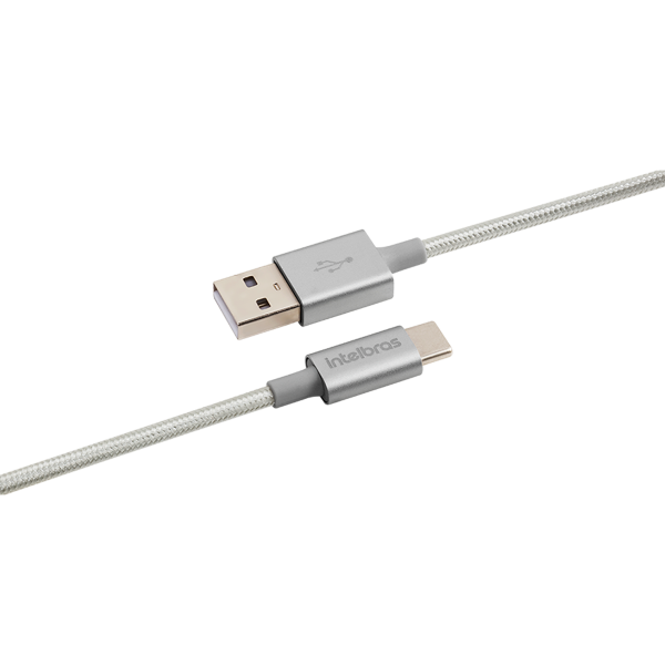 (L)CABO USB TYPE C 1.5M NYLON BRANCO EUAC15NB