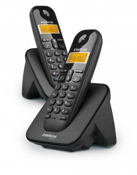 (P) TELEFONE INTELBRAS SEM FIO TS 3112 PRETO