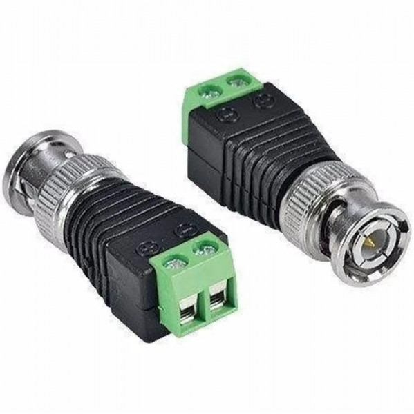 CONECTOR BNC MACHO COM BORNE C/5 UNID