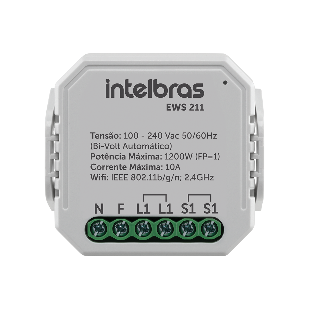 INTERRUPTOR CONTROLADOR DE CARGAS WIFI 1/1 EWS 211 (SUBSTITUIDO 4300402)