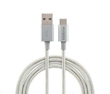 (P) CABO USB-C 1,5m NYLON PRETO EUCC 15NP