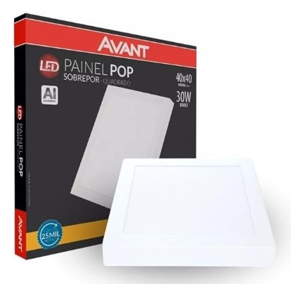 AVANT LED-PAINEL-POP-EMB-QUA-40-AM3000K-30W-BIVOLT-2400